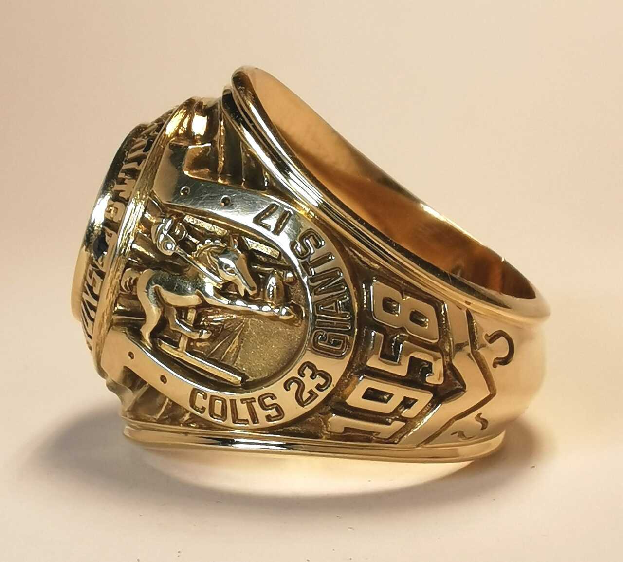 1958 Baltimore Colts NFL Championship Ring - Image 4