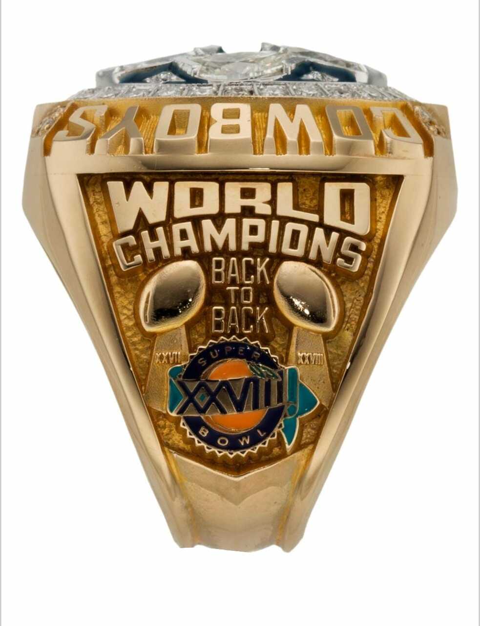 1993 Cowboys Super Bowl XXVIII Ring - Image 3