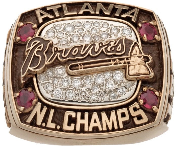 1996 Atlanta Braves N.L. Championship Ring - Image 3