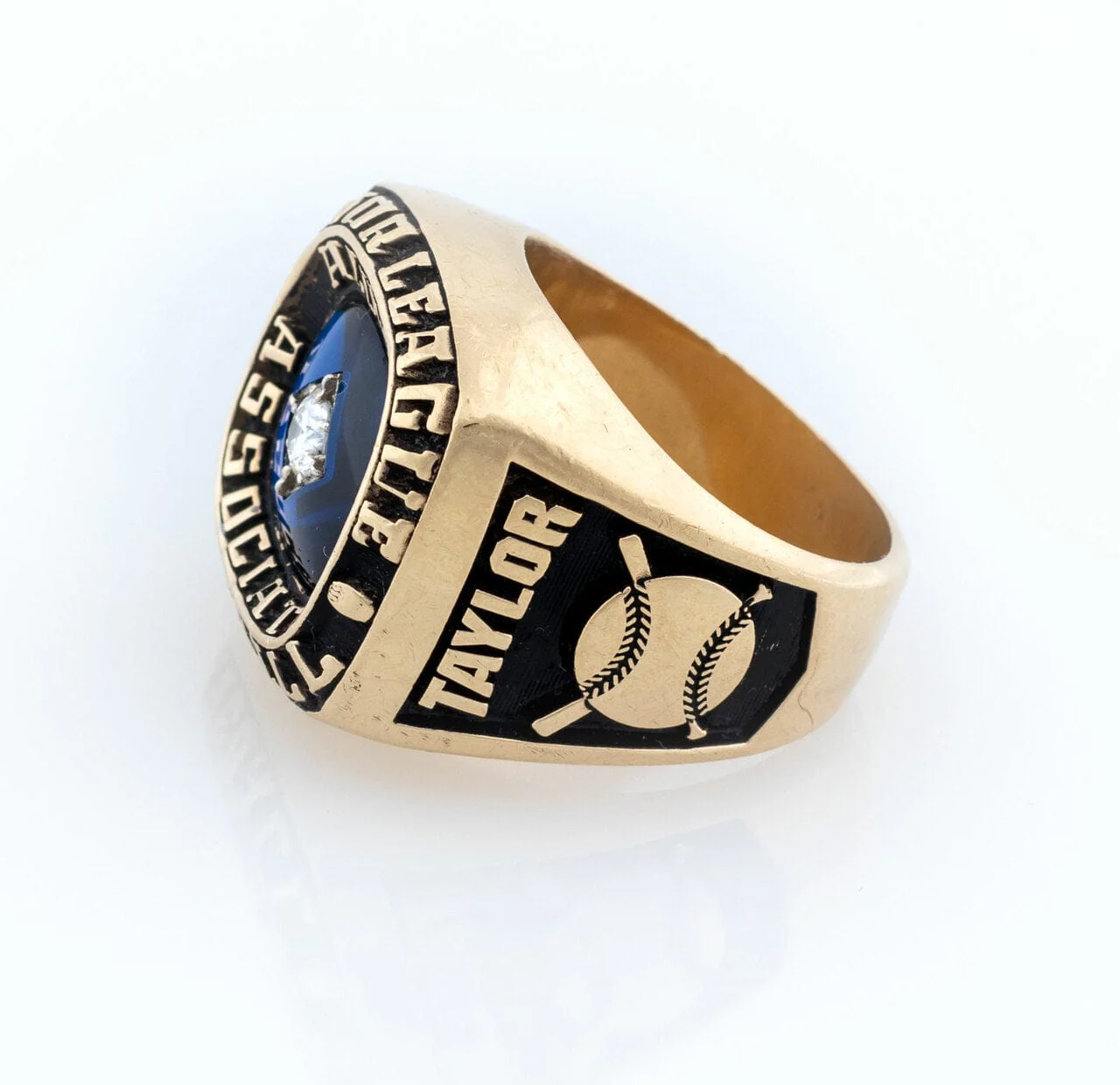 1996 Minor League Baseball Ring 10K Gold .15CT Diamond - Image 4