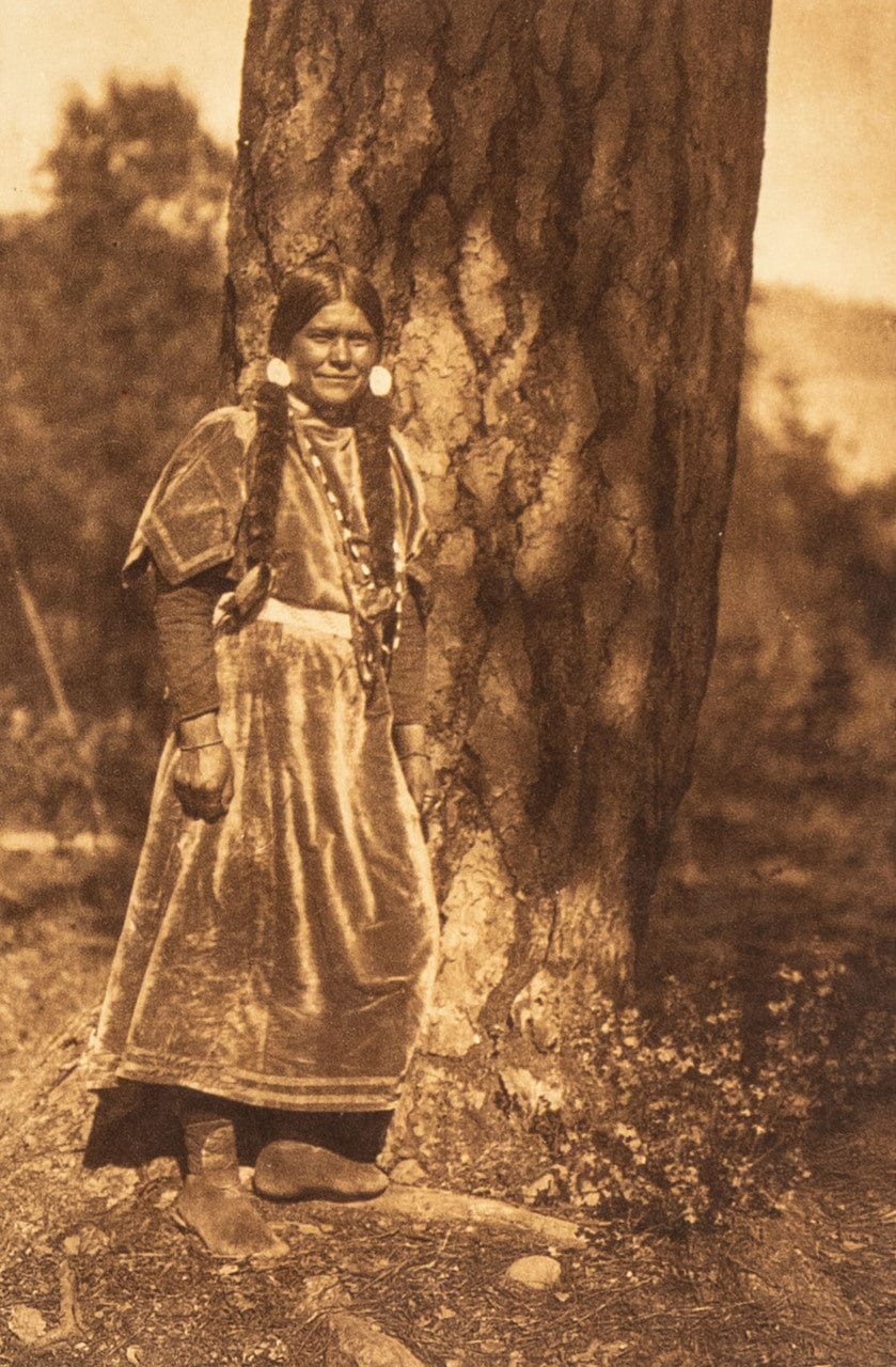 Edward Curtis; Flathead Young Woman - Image 3