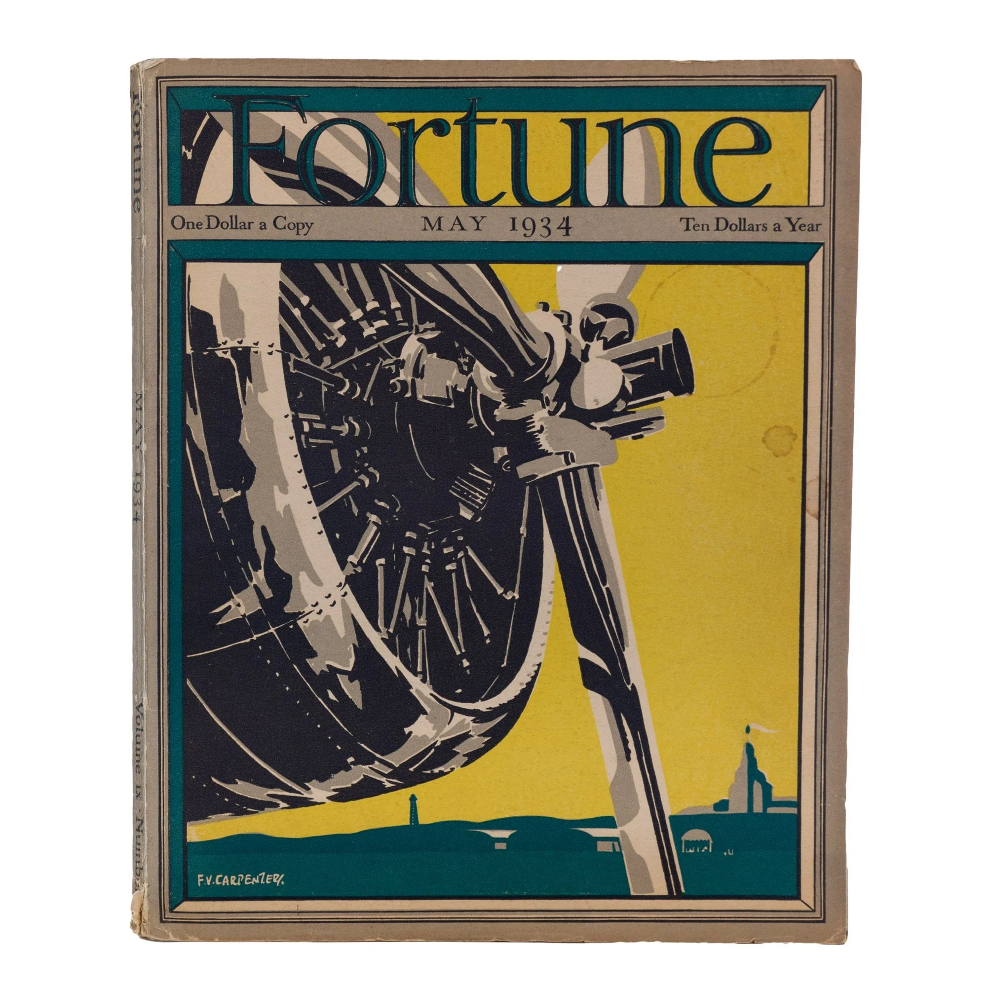 Fortune Poster & Magazine May 1934, F. V. Carpenter - Image 4