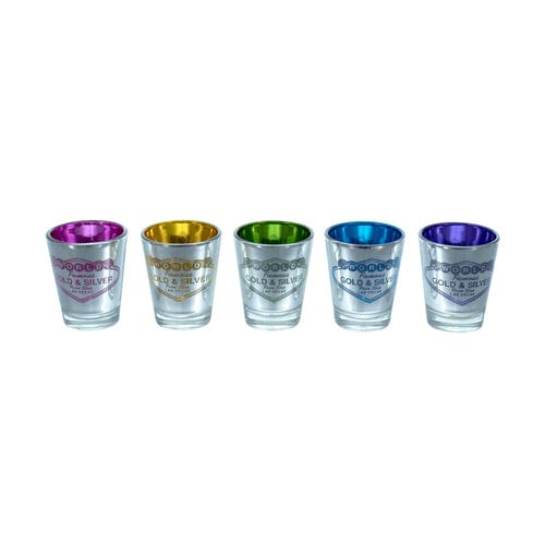 Gold & Silver Pawn Shop Vibrant Shot Glass Set - Image 4