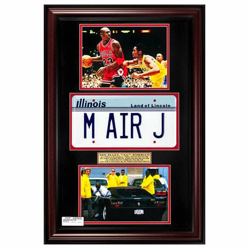 Michael Jordan License Plate Memorabilia - Image 3