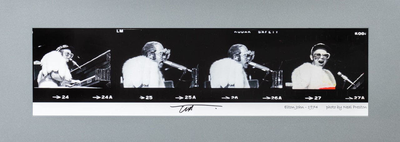 Neal Preston: Elton John 1974 - Proof Strip - Image 3