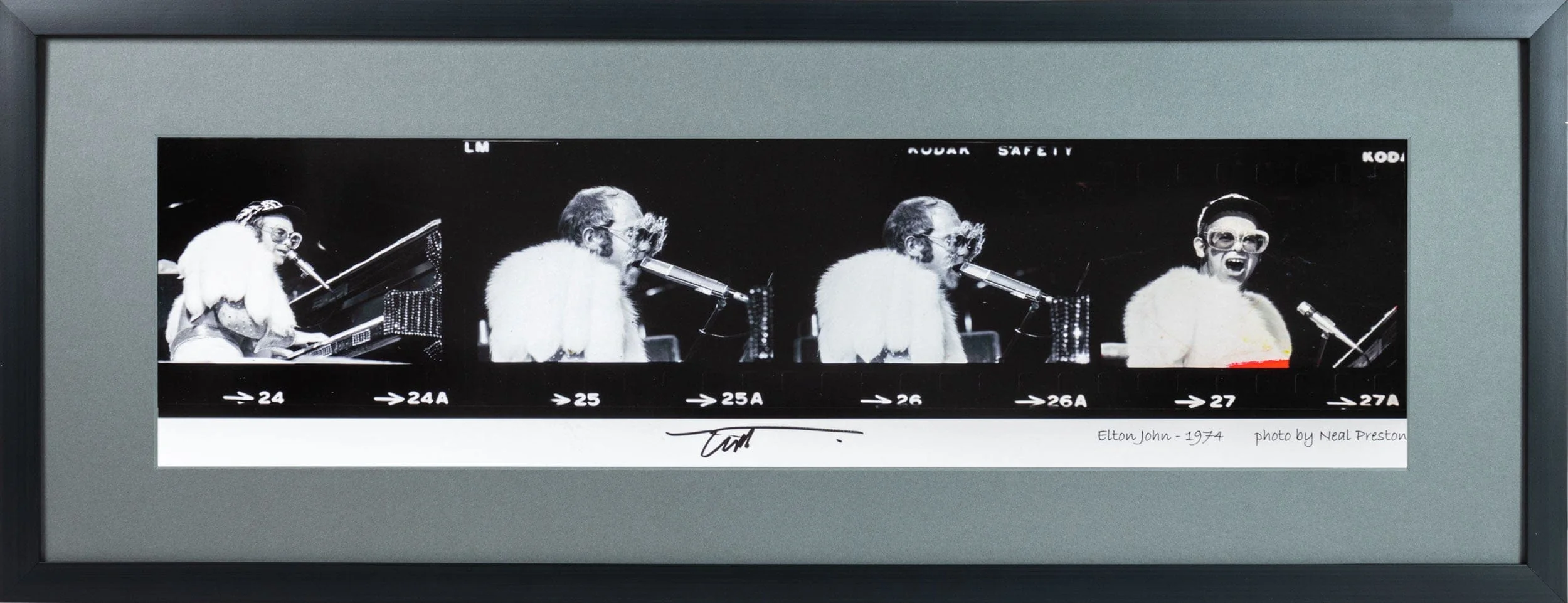 Neal Preston: Elton John 1974 - Proof Strip - Image 5