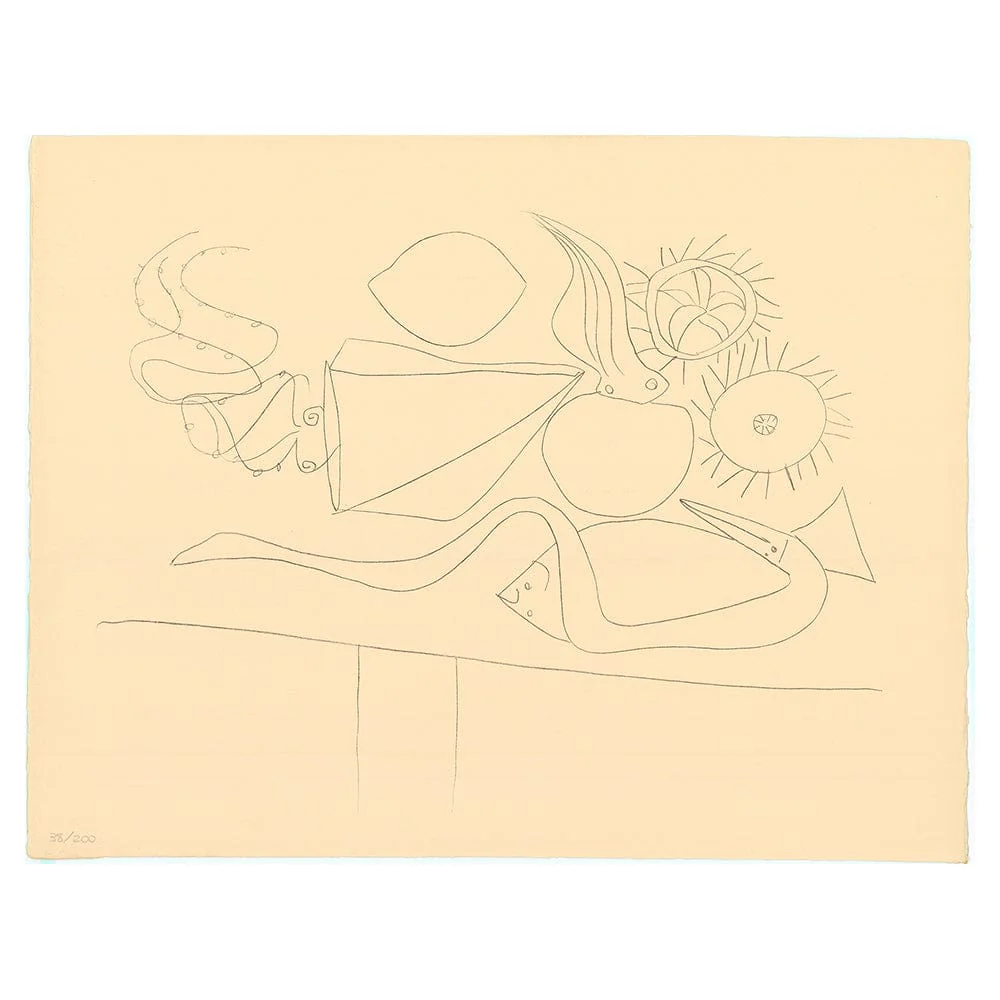 Pablo Picasso: Untitled Still Life, Mes dessins d'Antibes - Image 3