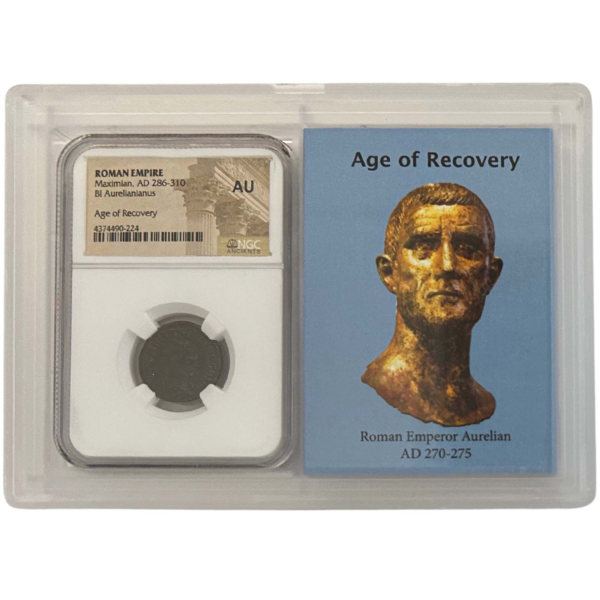 Roman Empire Maximian, AD 286-310 Coin Graded NGC - Image 5